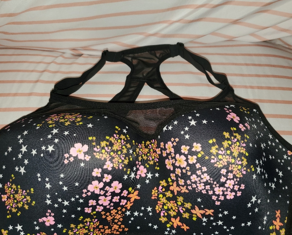 Victoria Secret Sport Star and Floral Sports Bra